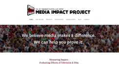 Desktop Screenshot of mediaimpactproject.org